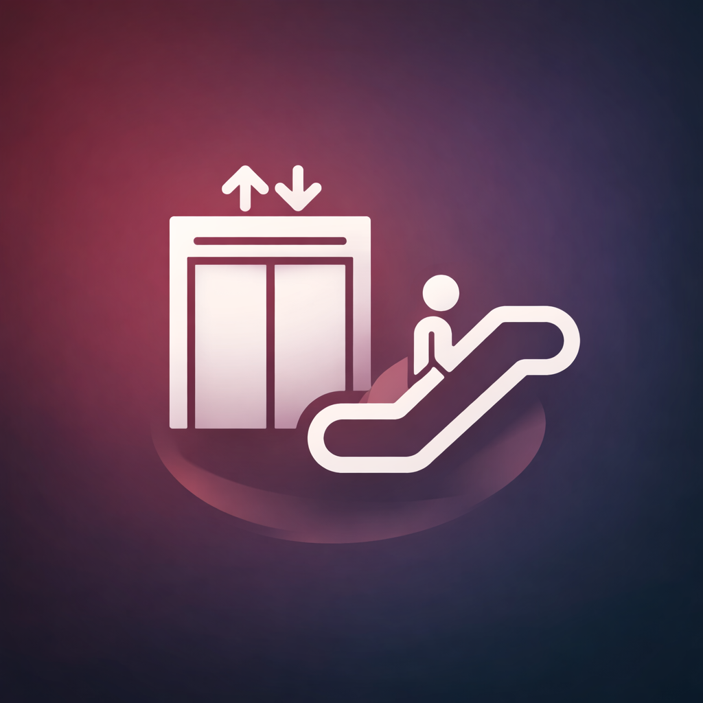 eskalator dan elevator